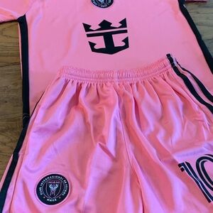 Shirts & Tops | Lionel Messi Pink Jersey Kids Youth Medium Size 26